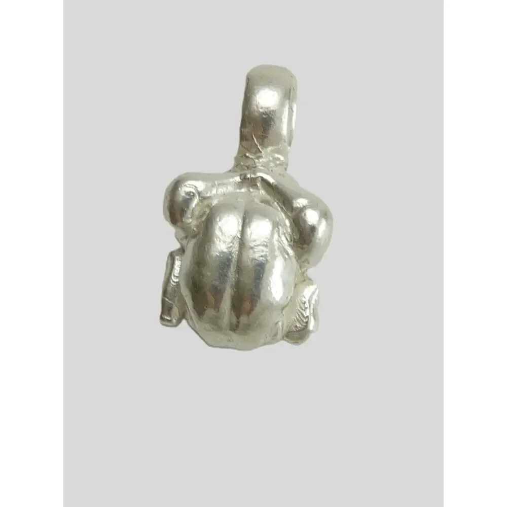 Fine Silver 950 Mini Rotisserie Chicken Pendant Quirky Foodie Gift
